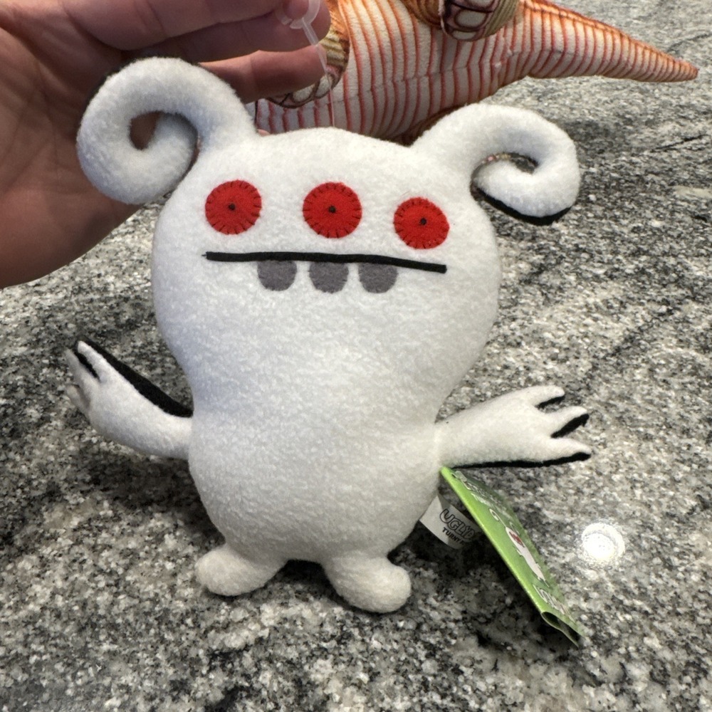 Uglydolls Turny‎ Burny 8" Little Uglys Plush Black & White Doll NEW W/TAGS